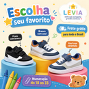 Tênis Infantil Unissex New Kids com Velcro e Cadarço Elástico - FRETE GRÁTIS